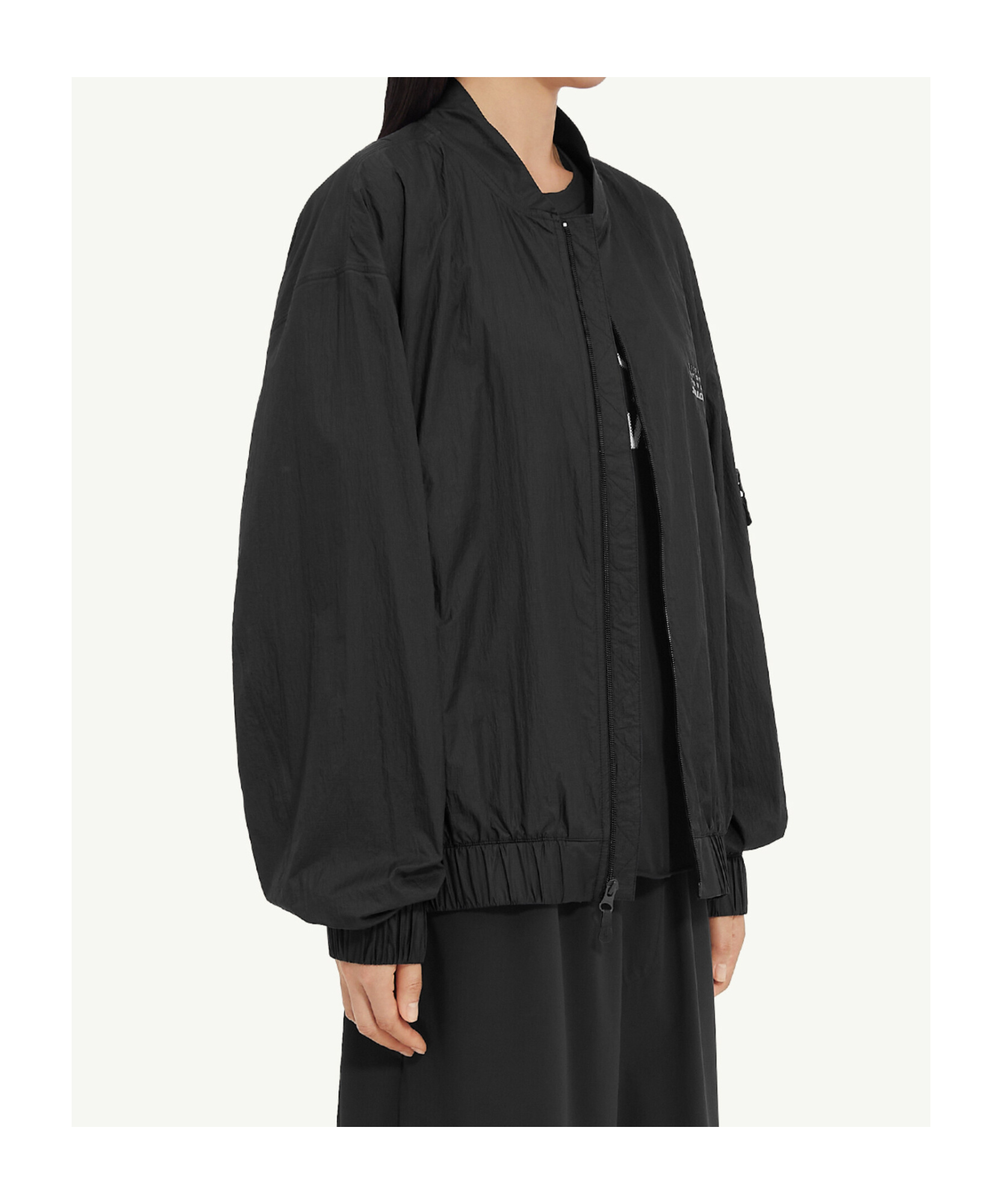 Shop Mm6 Maison Margiela Sports Jacket In Black