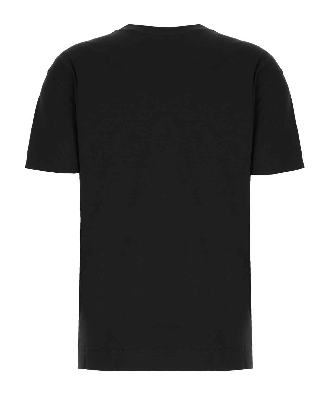 Brunello Cucinelli Cotton T-shirt With Short Sleeves And Embellished Detail In Black