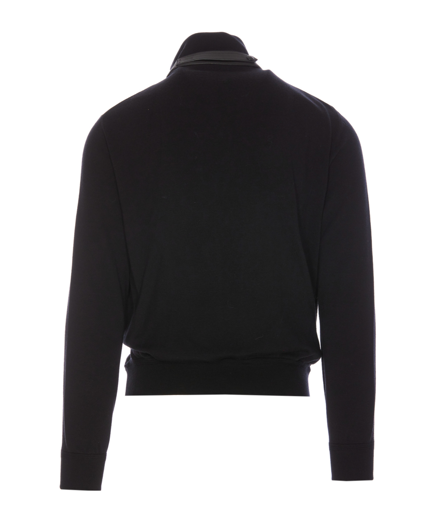 Tom Ford Contrast-color Paneled Jacket In Black