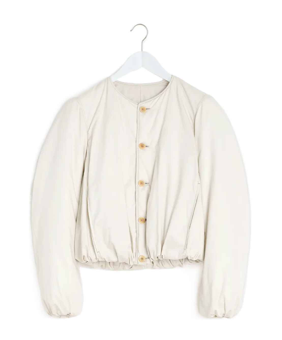 Lemaire Long Sleeve Casual Jacket In White
