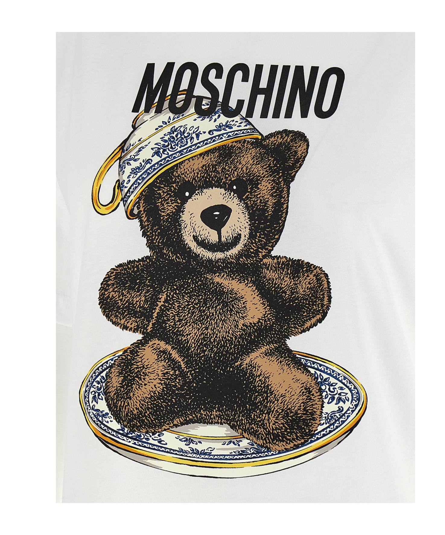 Moschino White Teddy T-shirt