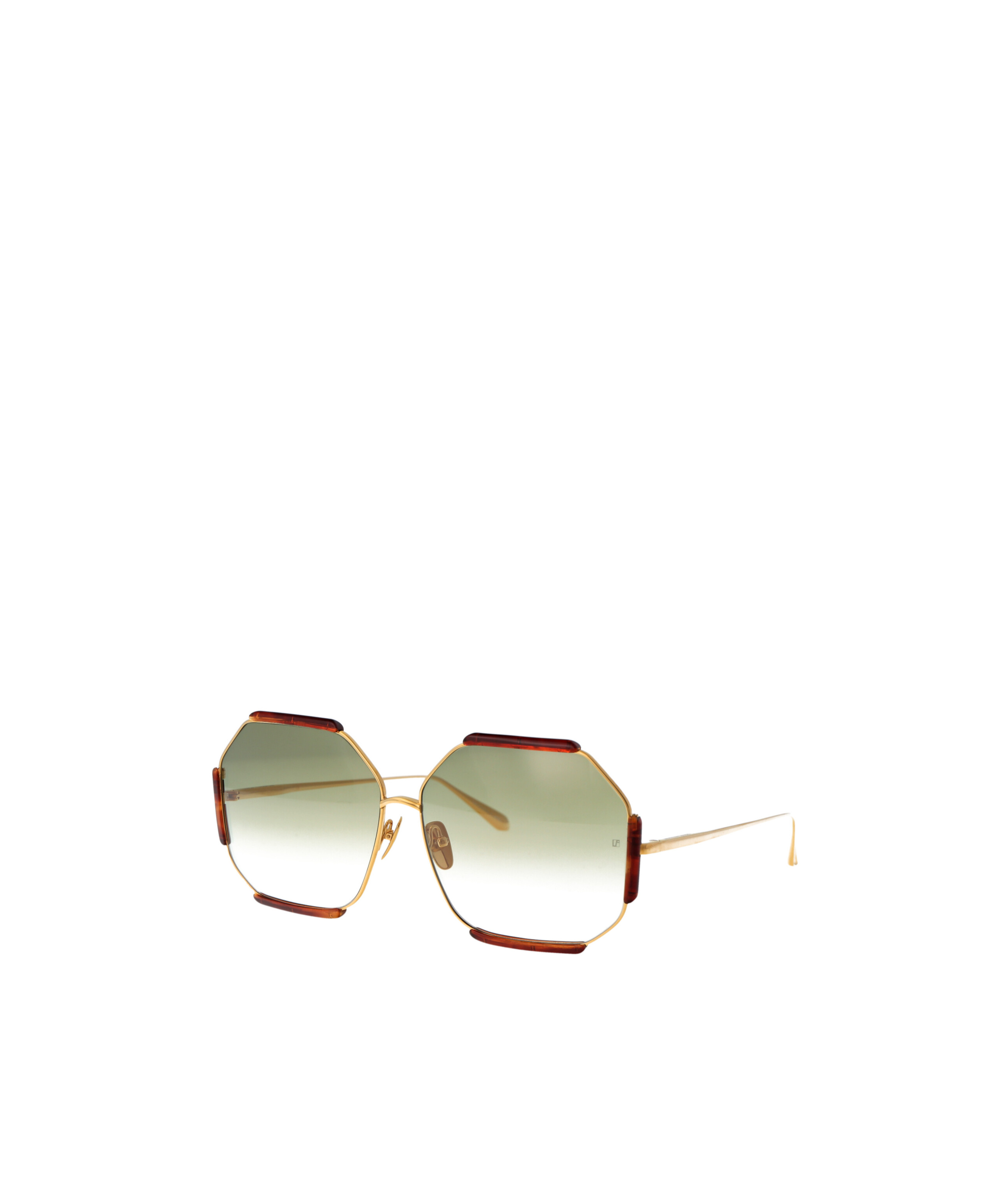 Linda Farrow Margot Oversize-frame Sunglasses In White
