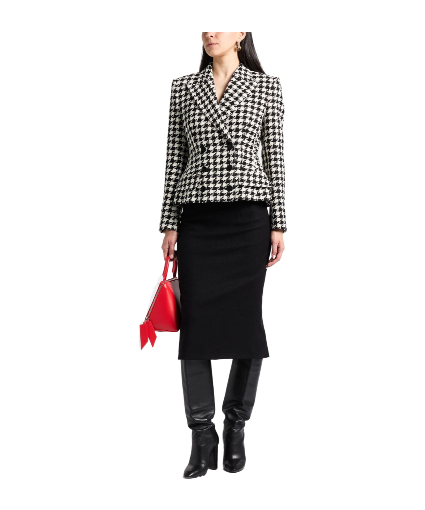 Dolce & Gabbana Double-breasted Blazer In Black
