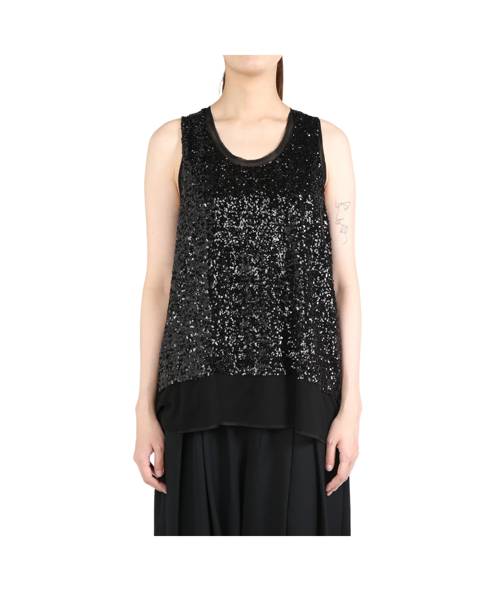 COMME DES GARÇONS SEQUINED VEST 