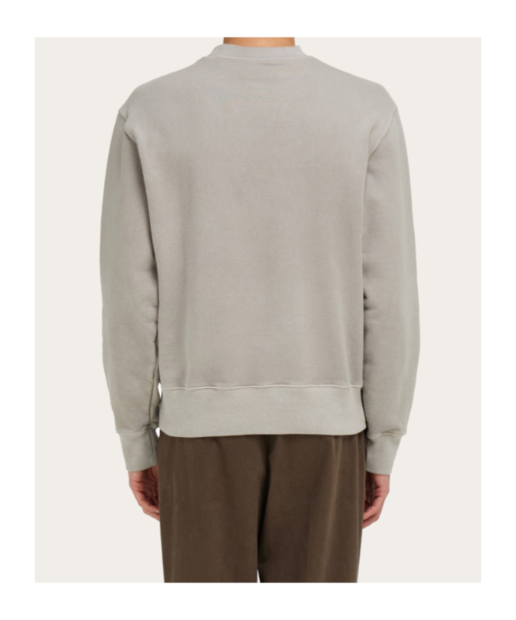 Ferragamo Back To Earth - Tuscany Print Sweatshirt In Gray