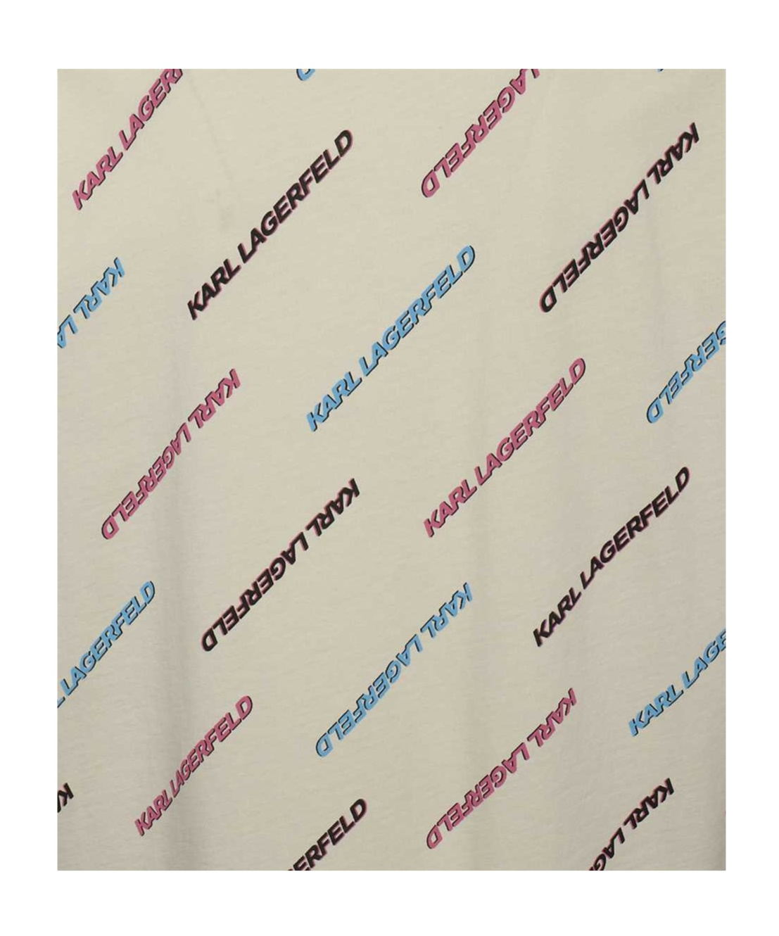 Shop Karl Lagerfeld Short-sleeved T-shirt In Nude