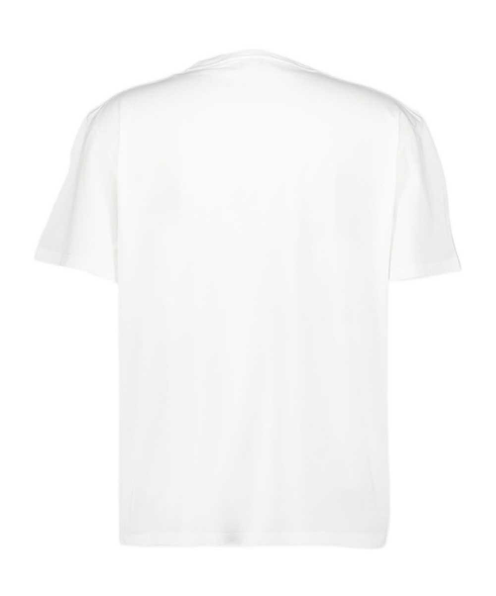 Alexander Mcqueen Embroidered Skull T-shirt In White