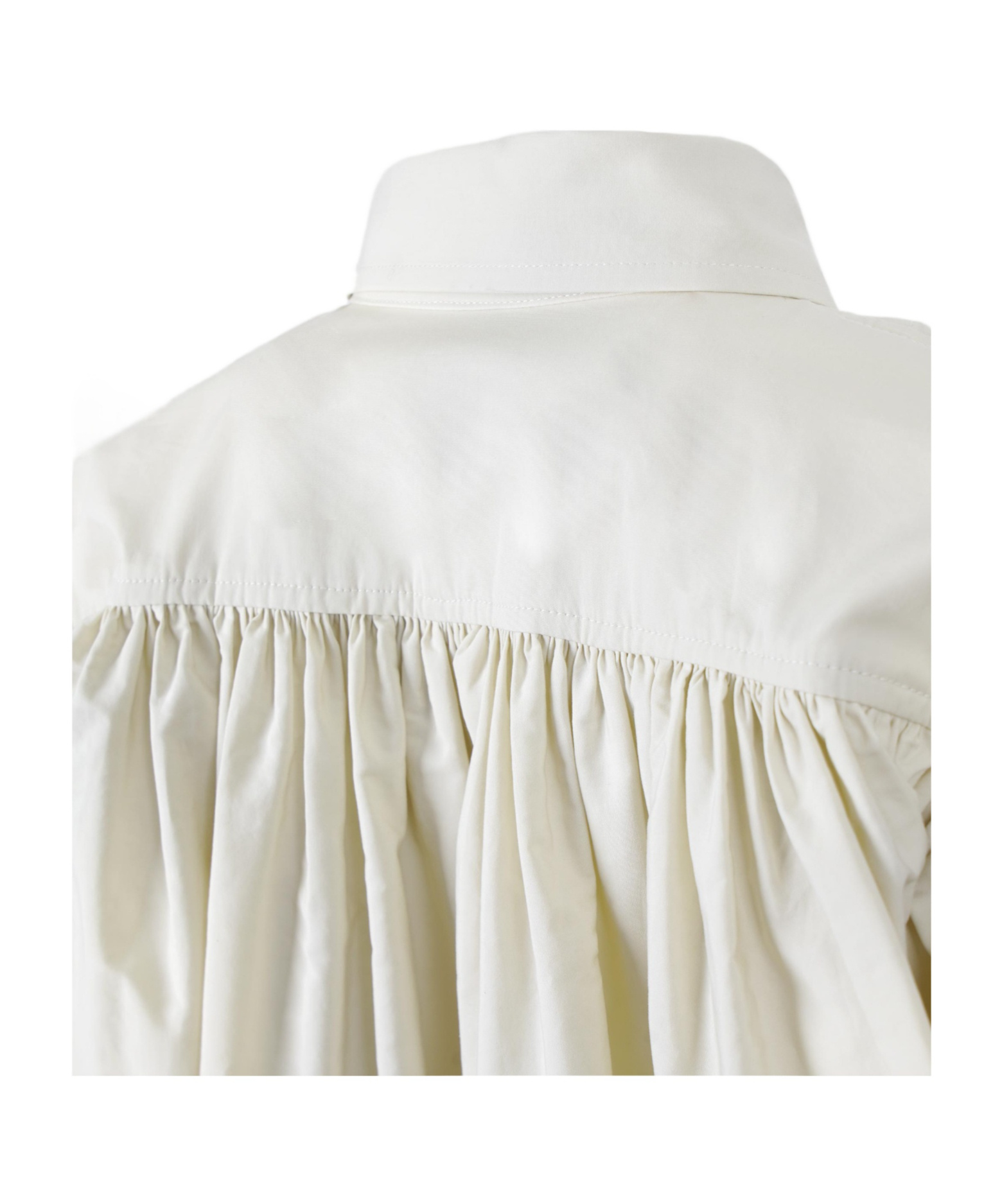 Bottega Veneta Compact Poplin Shirt In White