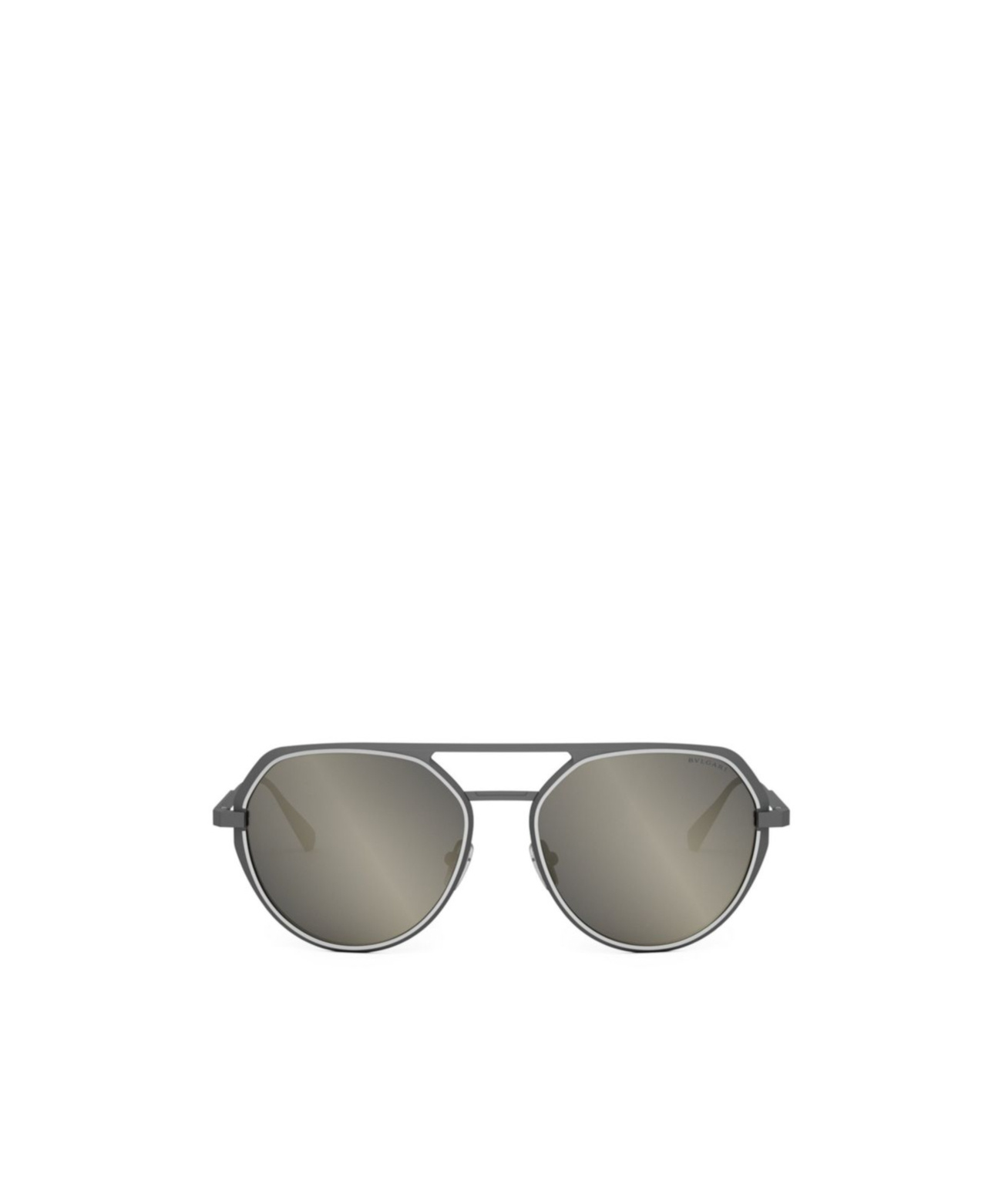Bvlgari Bulgari Octo Finissimo Aviator Sunglasses In Gray
