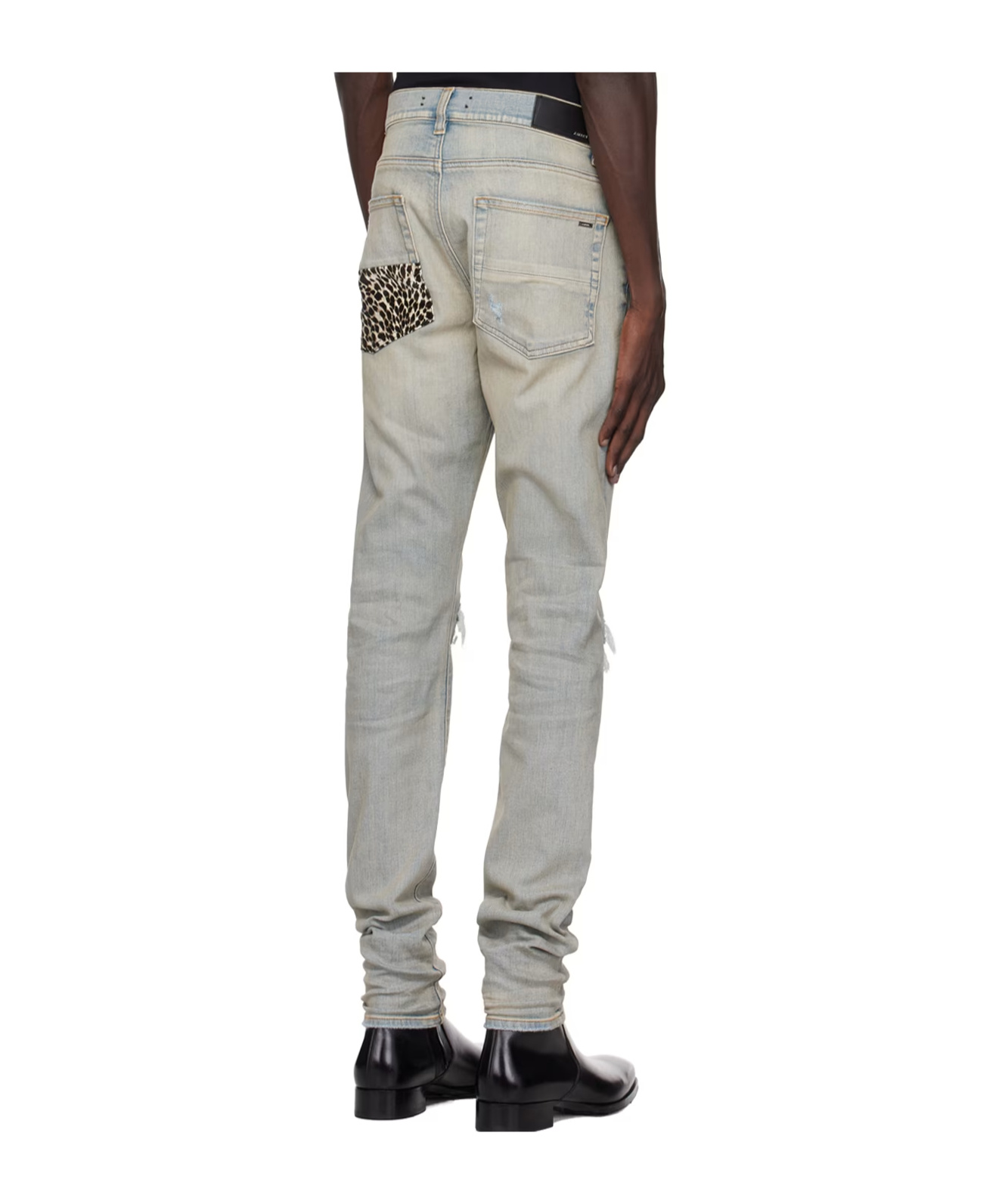 AMIRI BELT-LOOP JEANS