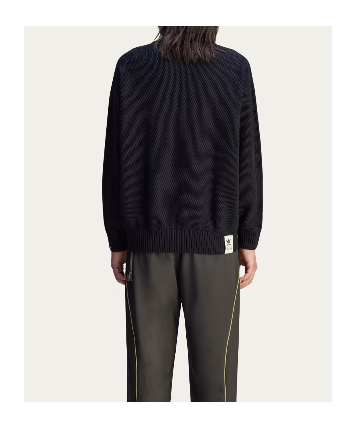 Shop Adidas Originals Floral-embroidered Jumper In Black