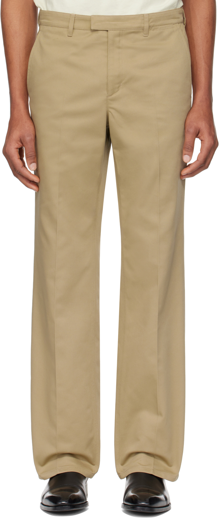 Courrèges Beige Tailored Trousers