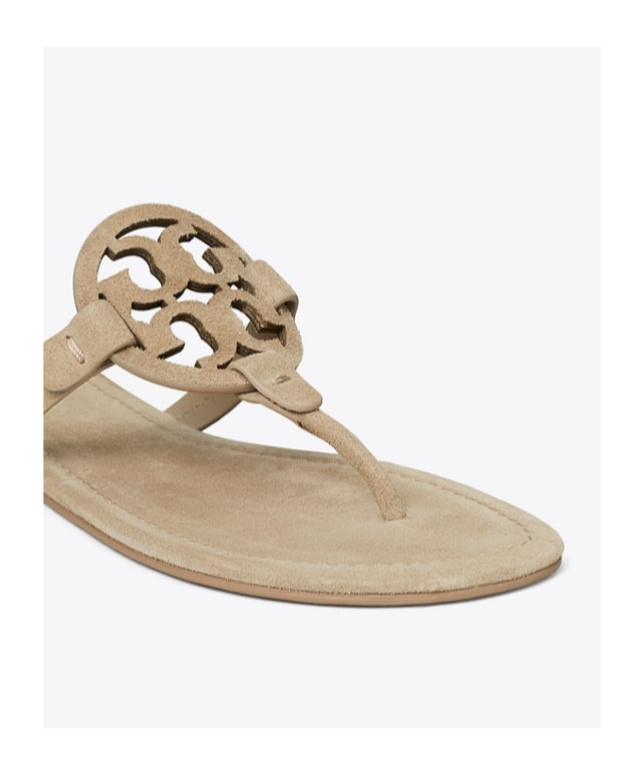 Tory Burch Miller Sandals In Nude