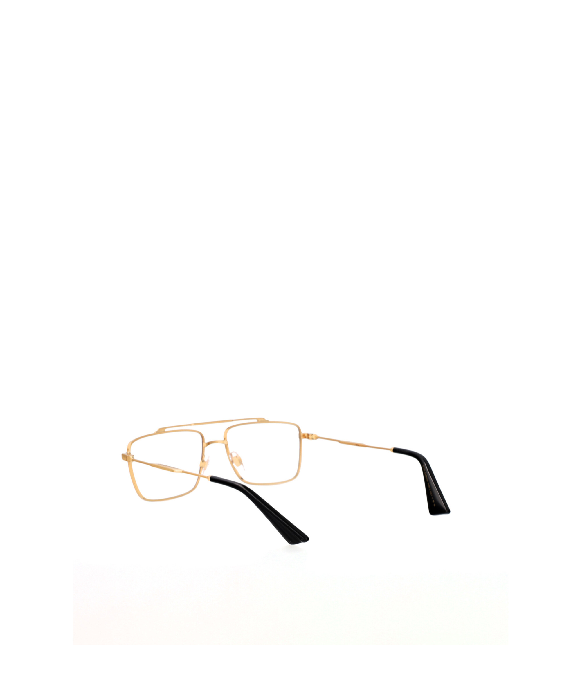 Dolce & Gabbana Dolce Gabbana Eyewear Rectangle Frame Glasses In Gold/matte Black
