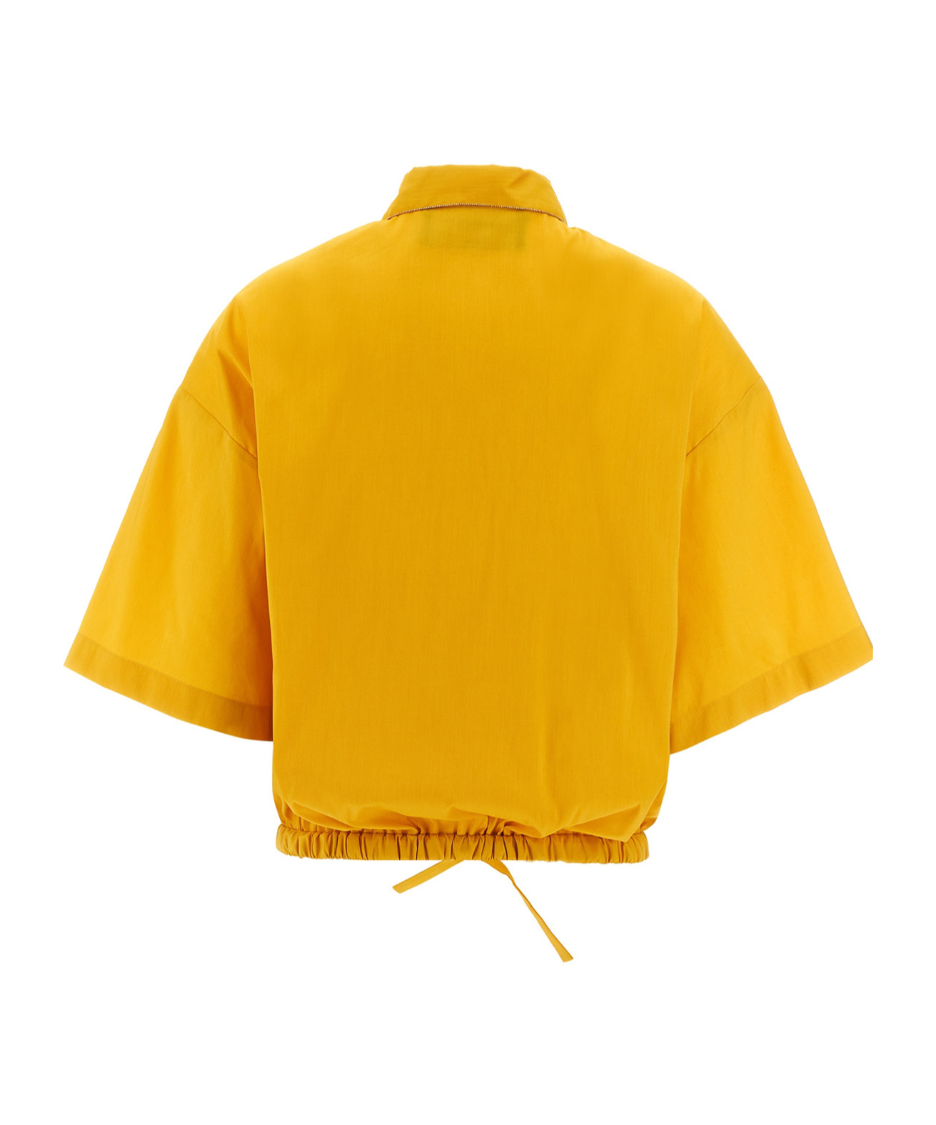 Fabiana Filippi Rhinestone Shirt Shirt And Blouse In Yellow