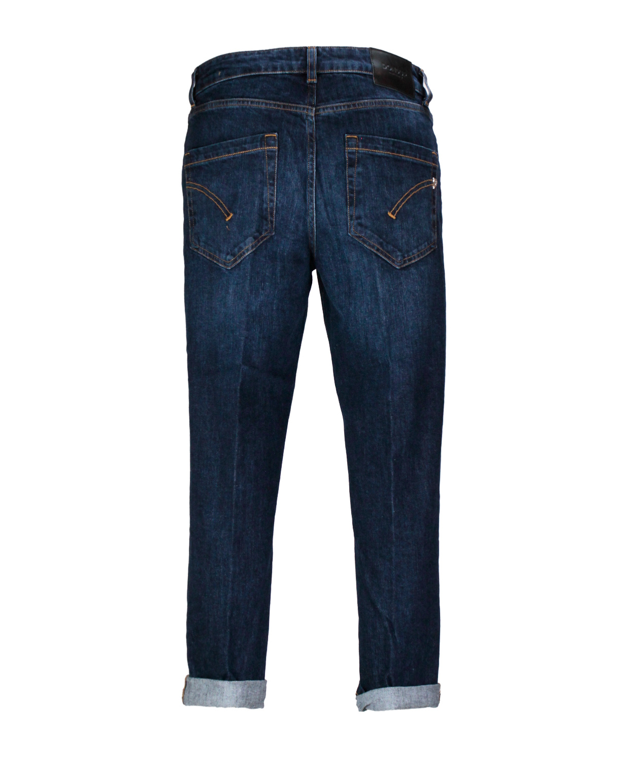 Dondup Mila Carrot-fit Cropped Jeans In Blue