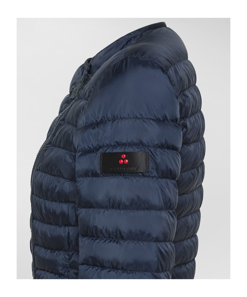 Peuterey Dalsi Down Jacket With Oblique Zip In Black