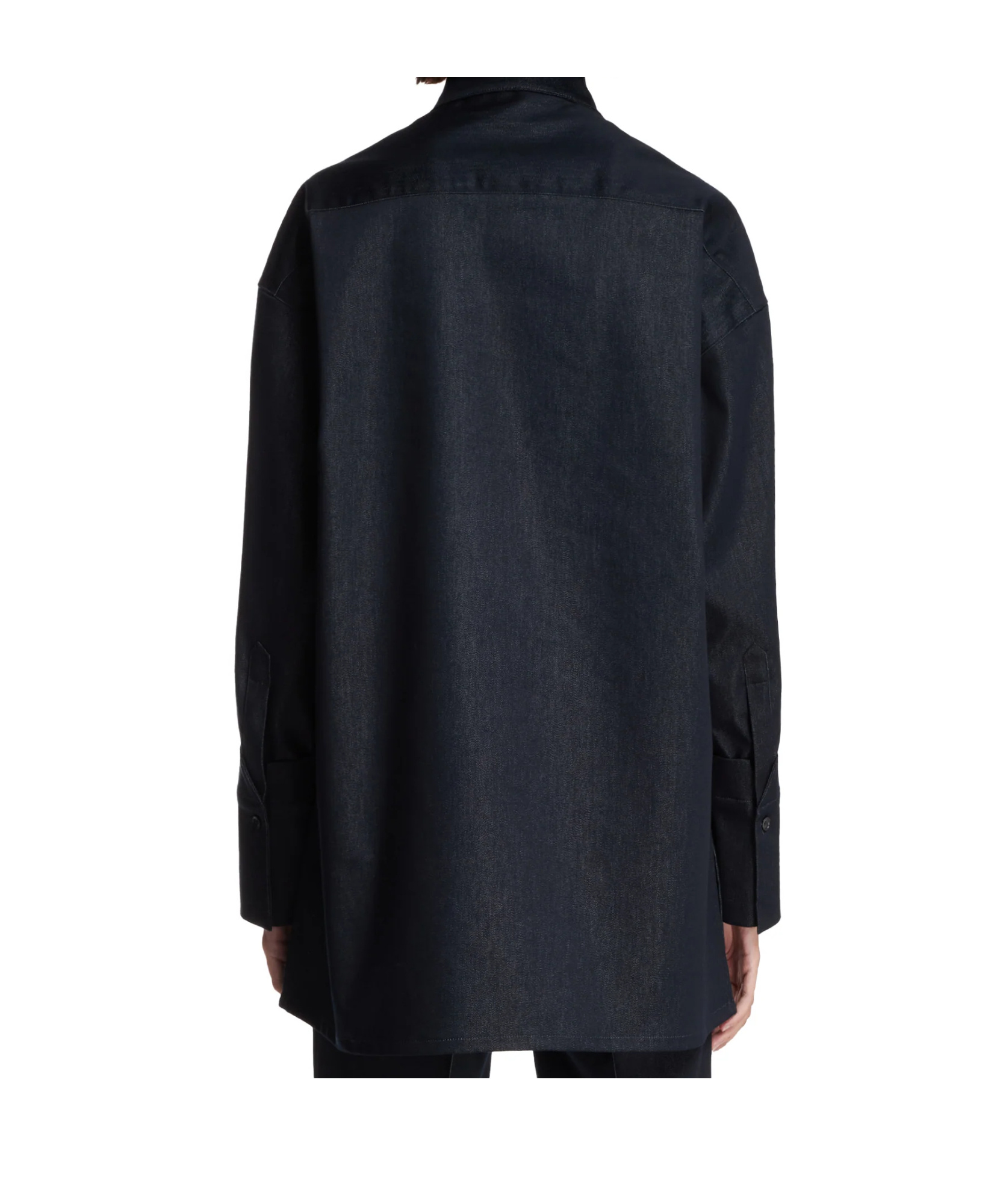 Darkpark Blue Tunic Shirt In Black