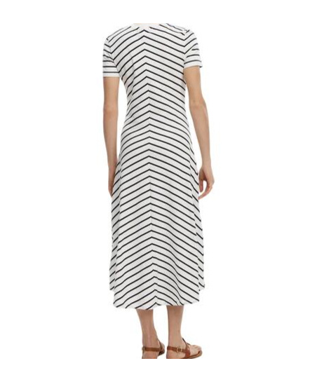 Tommy Hilfiger Short Sleeve Dress In White
