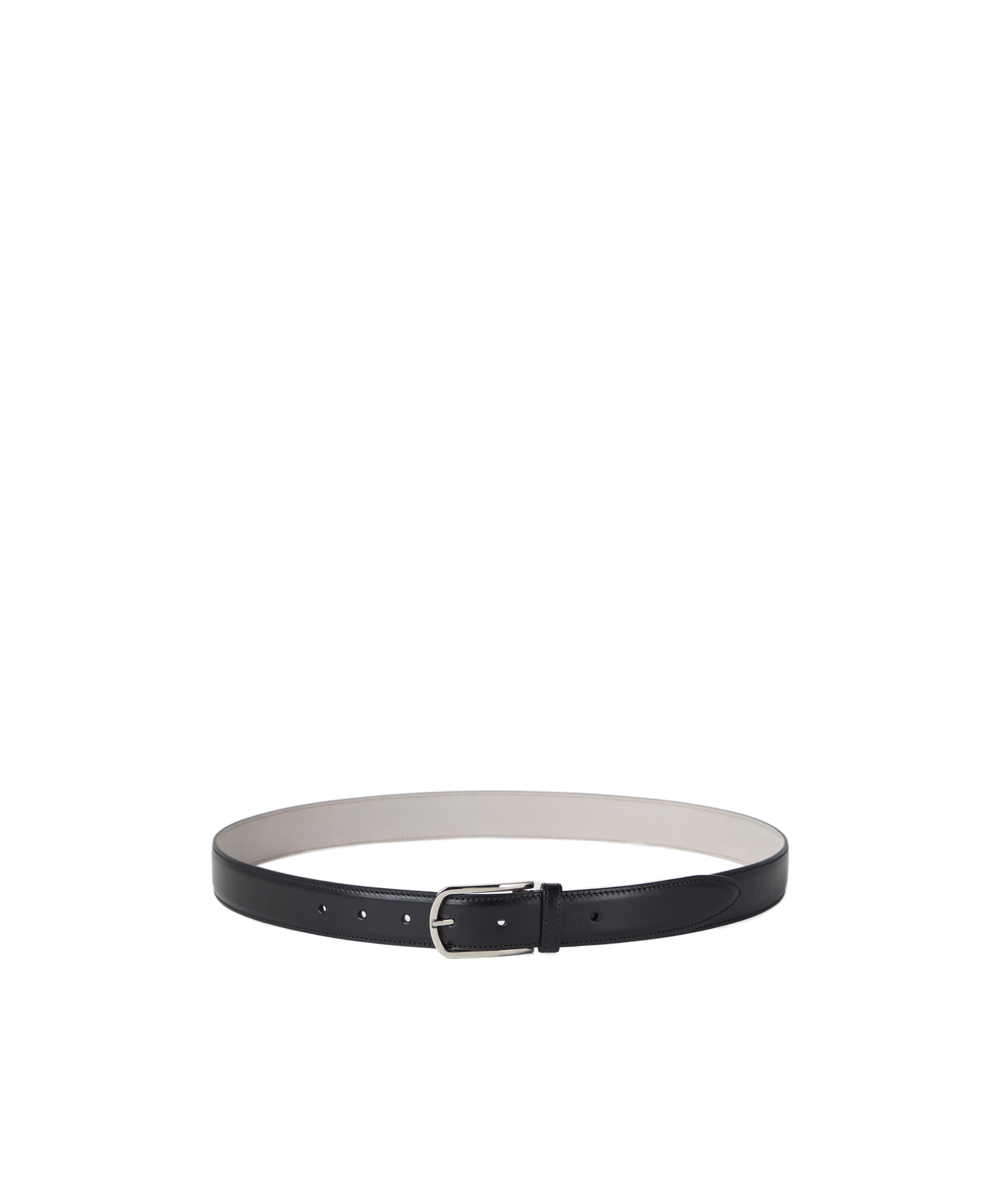 Brunello Cucinelli Leather Belt In Black