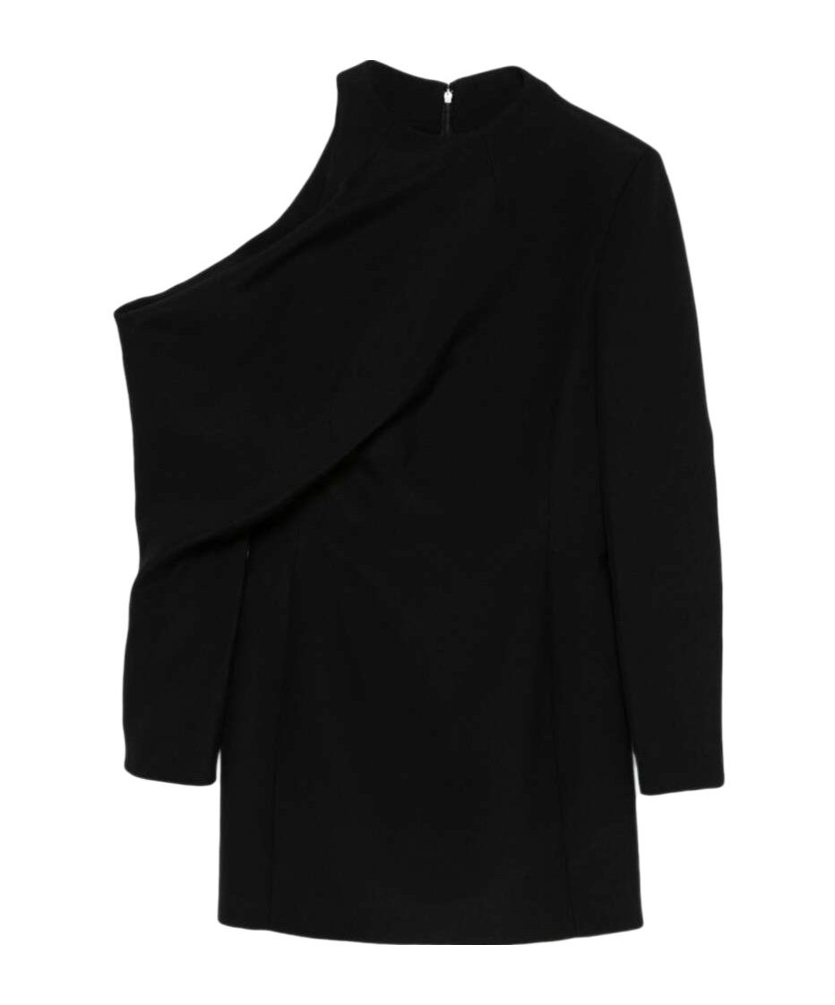 Khaite Asymmetric Dress In Black