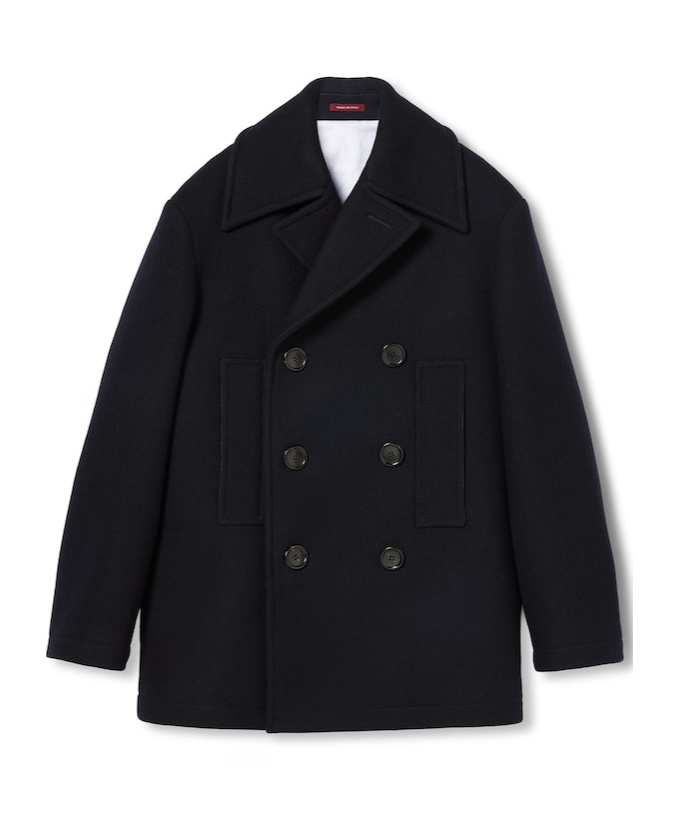 Gucci Wool Double-breasted Overcoat In Black