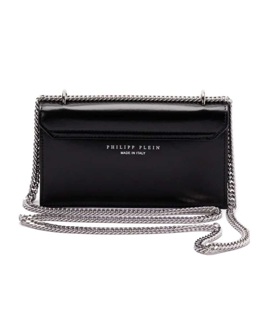 PHILIPP PLEIN SMALL LEATHER SHOULDER BAG