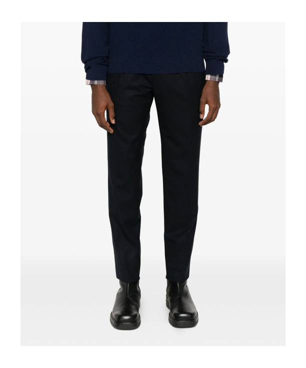Incotex Drawstring Straight-leg Trousers In Black