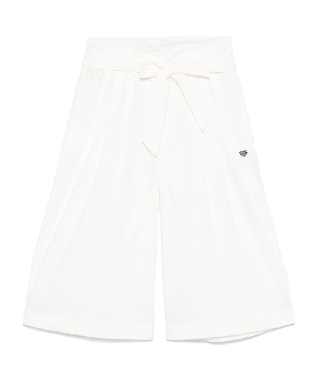 Monnalisa Belted Trousers In White