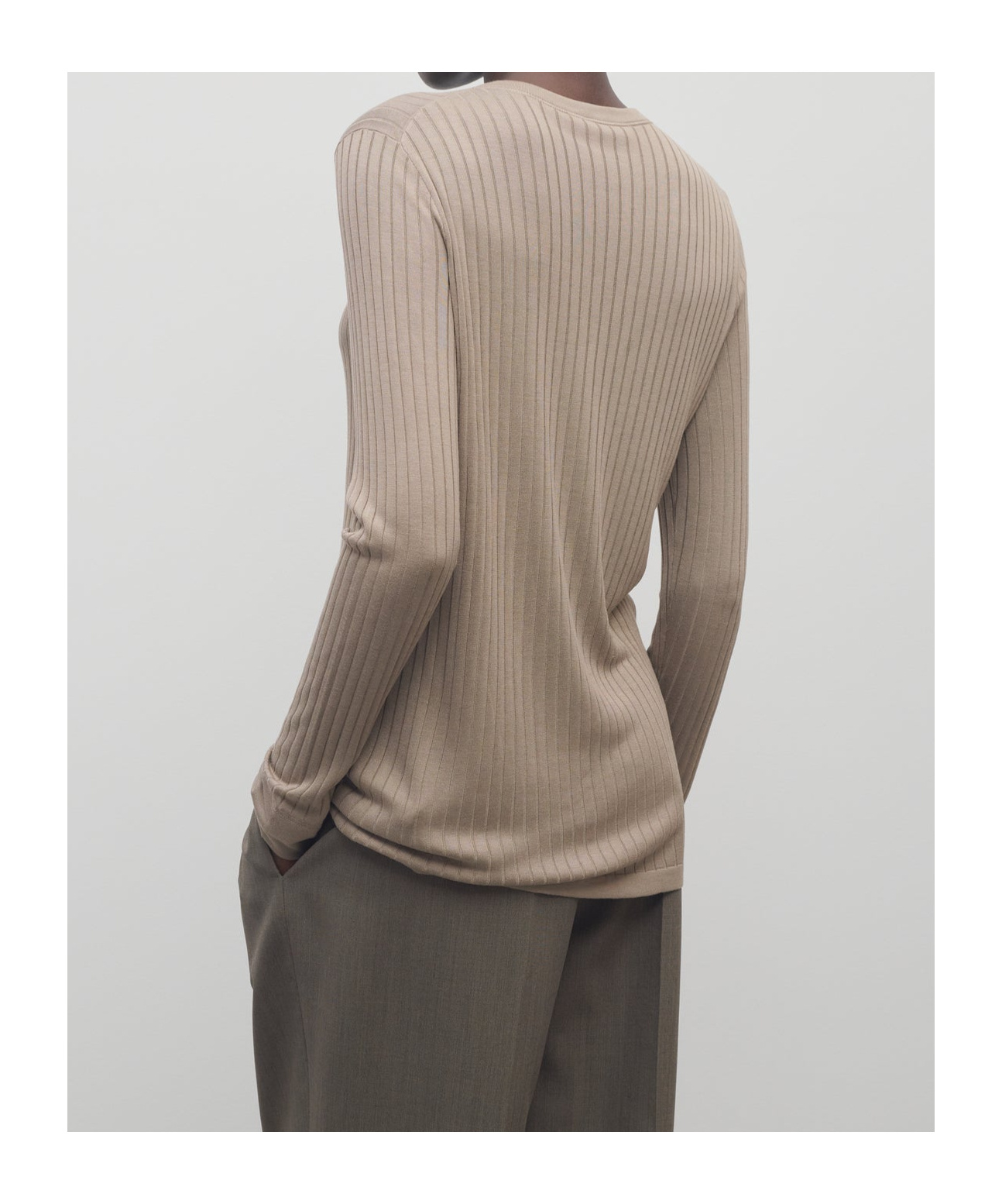 The Row Cappuccino Viscose Blend Top