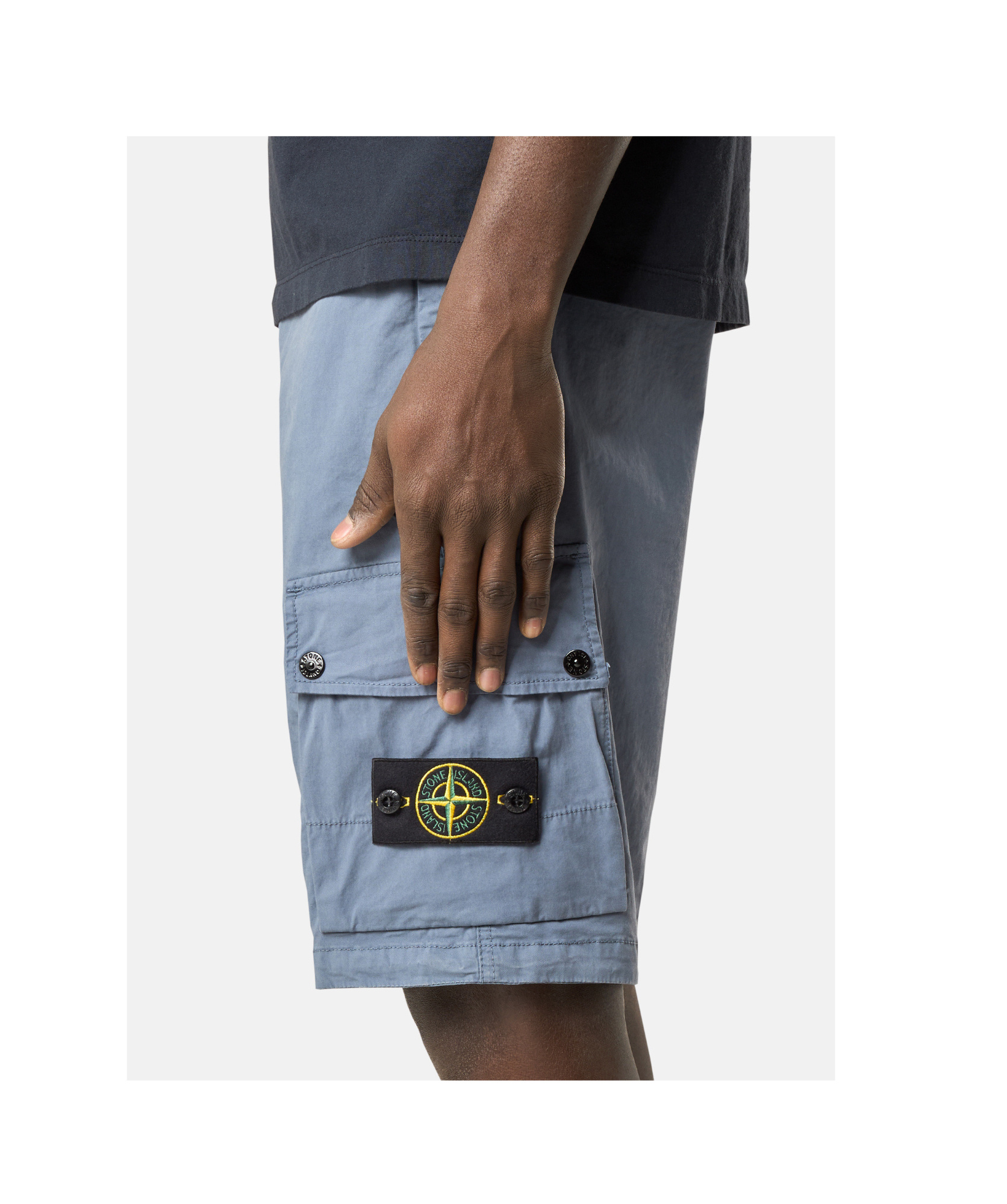 STONE ISLAND BELT-LOOP SHORTS
