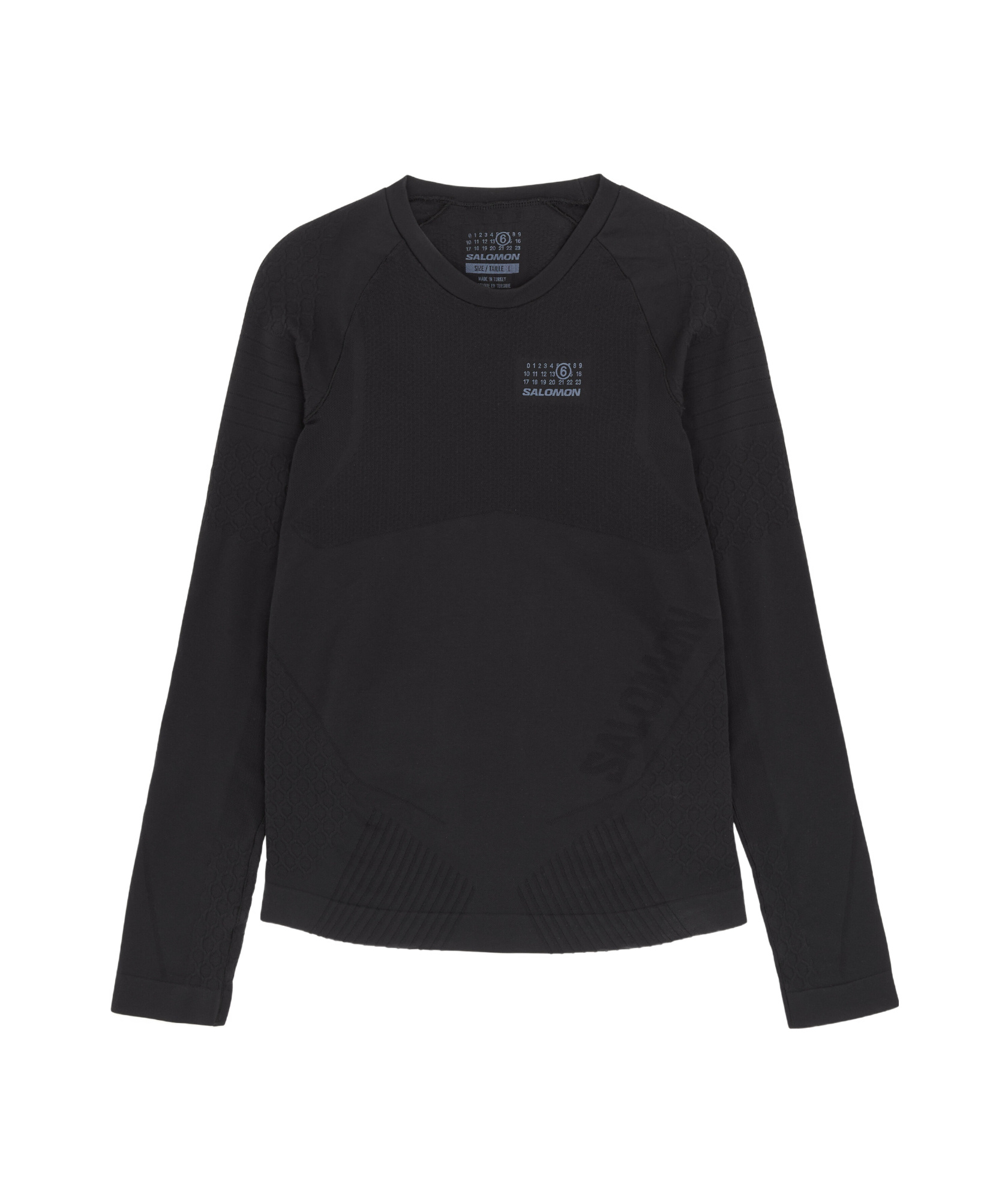 Mm6 Maison Margiela Mm6 X Salomon Technical Long Sleeve Top In Black