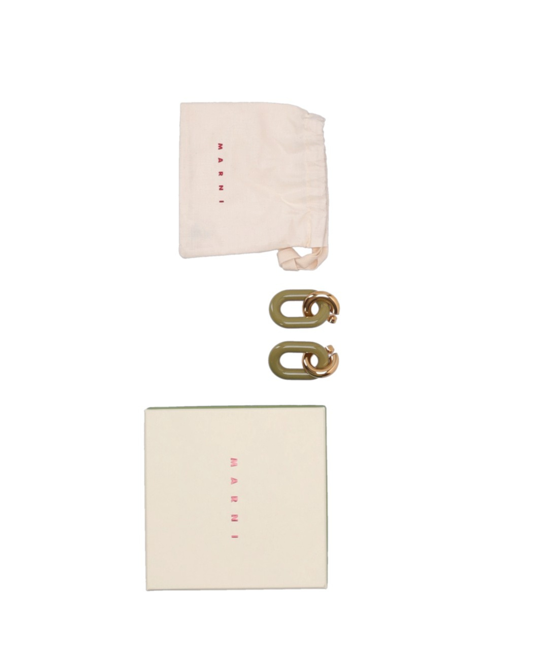 Marni Hoop Earrings In Gold