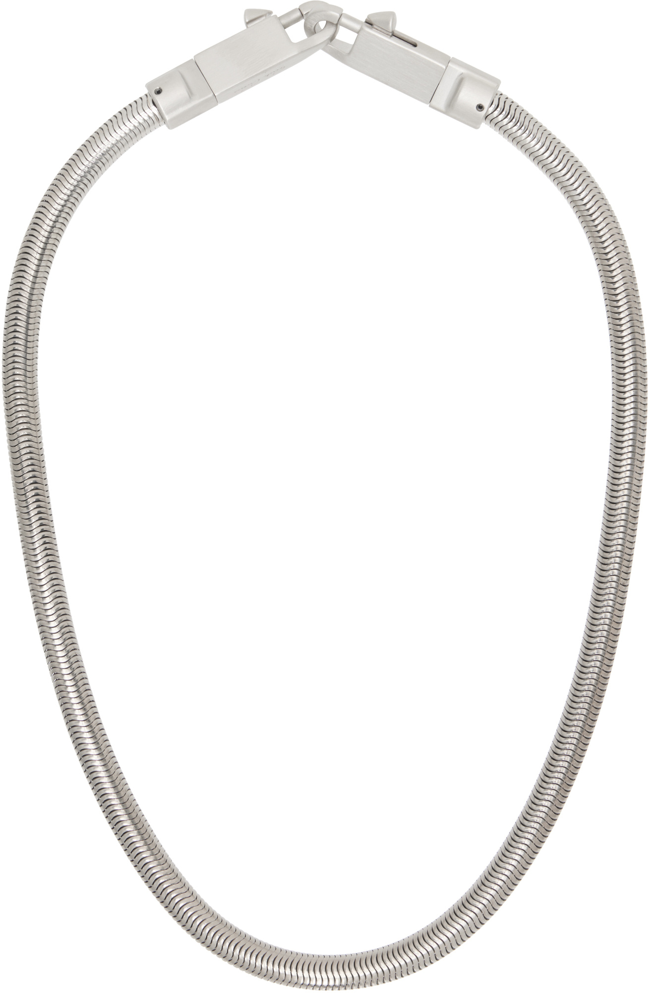 Rick Owens Lobster Buckle Opening And Closing Shoulder Straps In Gray