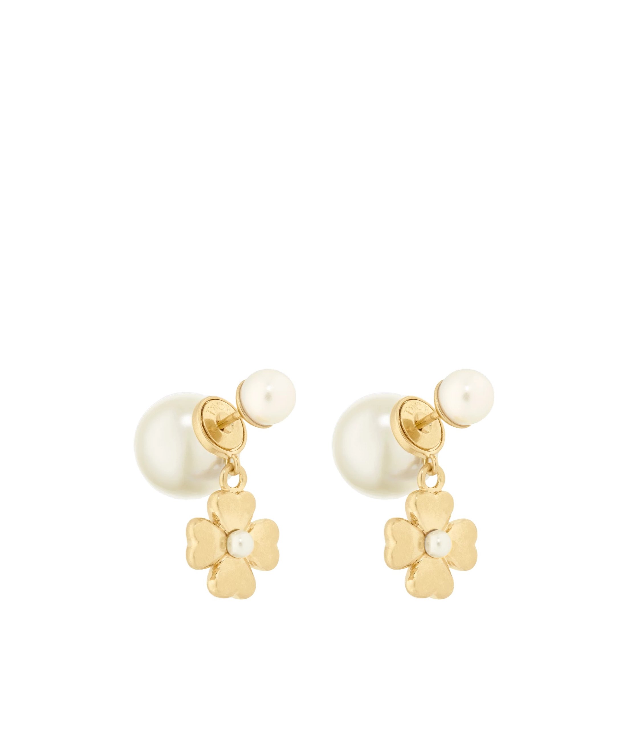 Shop Dior Tribales Earrings In Yellow
