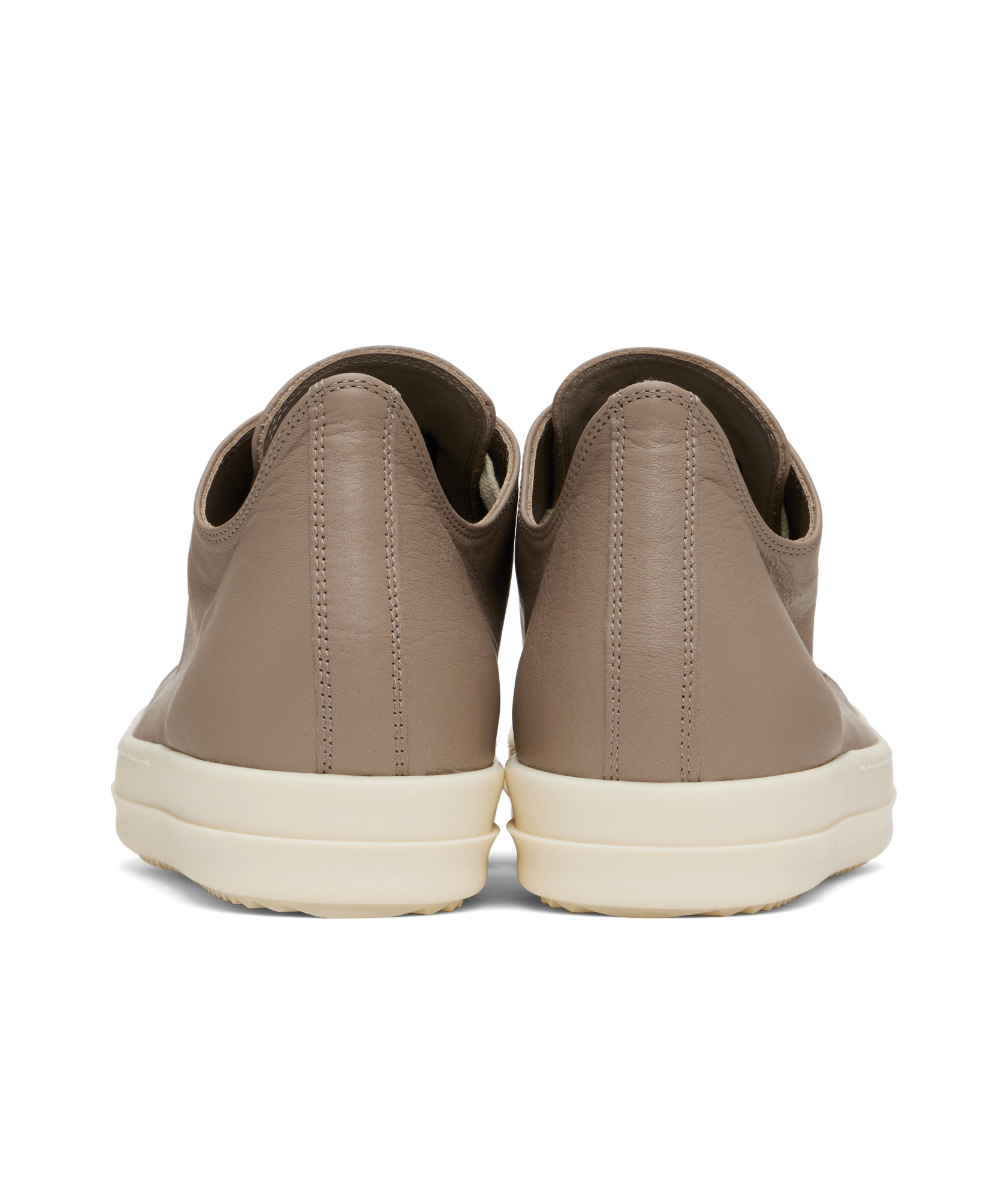 Rick Owens Low Sneakers In Nude