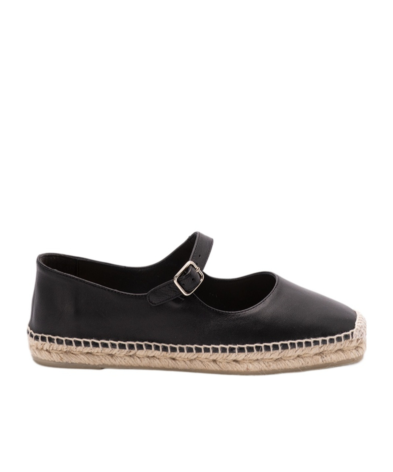 Castaã±er Castañer Padua Round Toe Espadrilles In Black