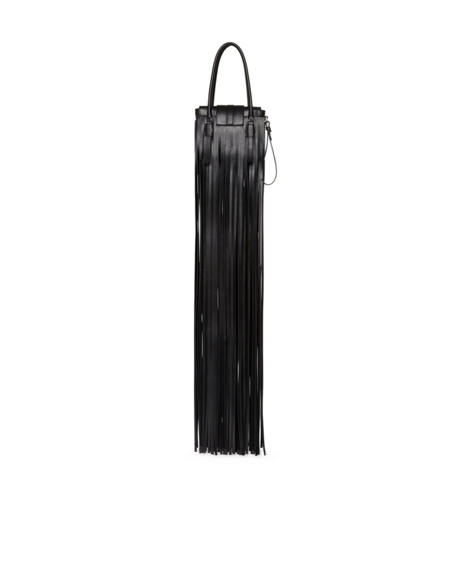 Dsquared2 Slogan-print Shoulder Bag In Black