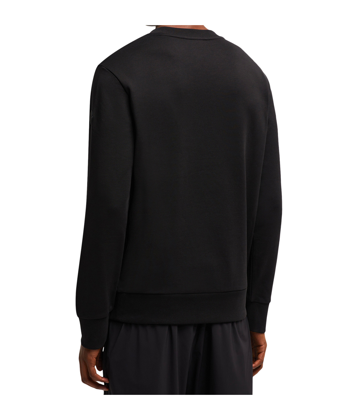 Moncler Blurred Logo Sweatshirt In Black
