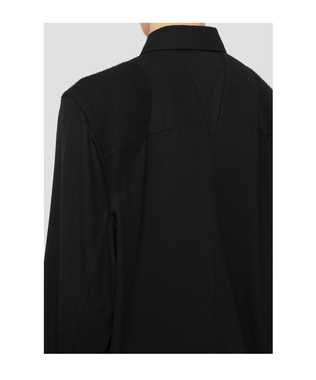Jil Sander Virgin-wool Shirt In Black