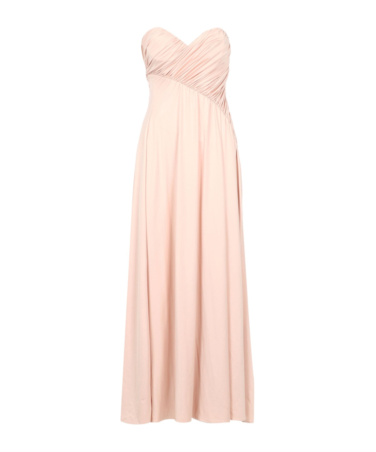 Aniye By Ruffled Strapless Gown In Pink
