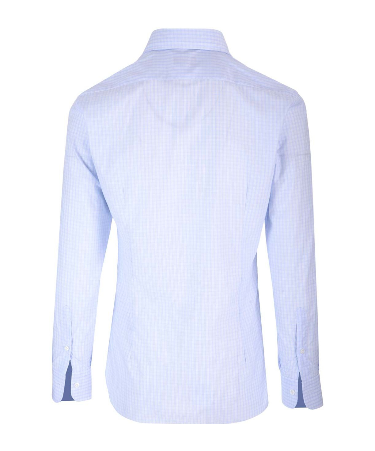 Barba Napoli Barba Pinstriped Straight In Light Blue