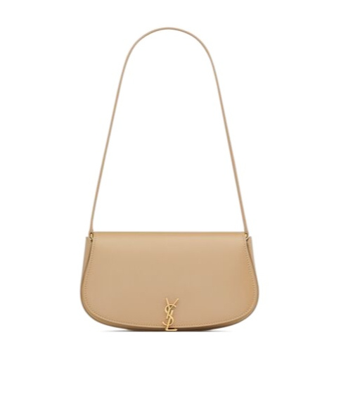 Saint Laurent Mini Voltaire Shoulder Bag In Nude
