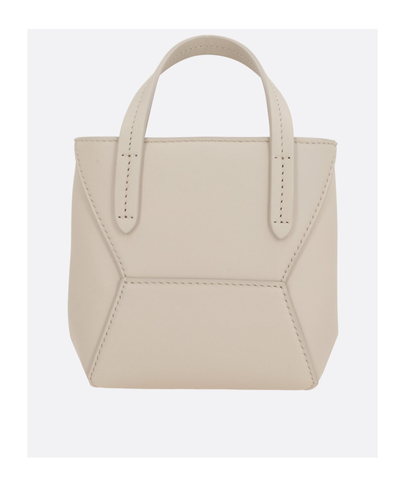BRUNELLO CUCINELLI BRUNELLO CUCINELLI BC DUO LOGO EMBOSSED MINI TOTE BAG