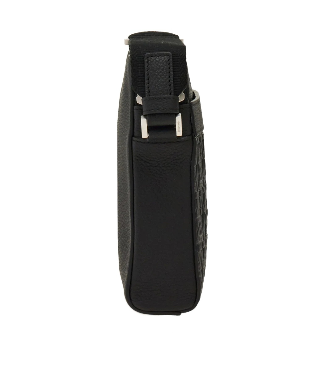 FERRAGAMO LOGO EMBOSSED SHOULDER BAG