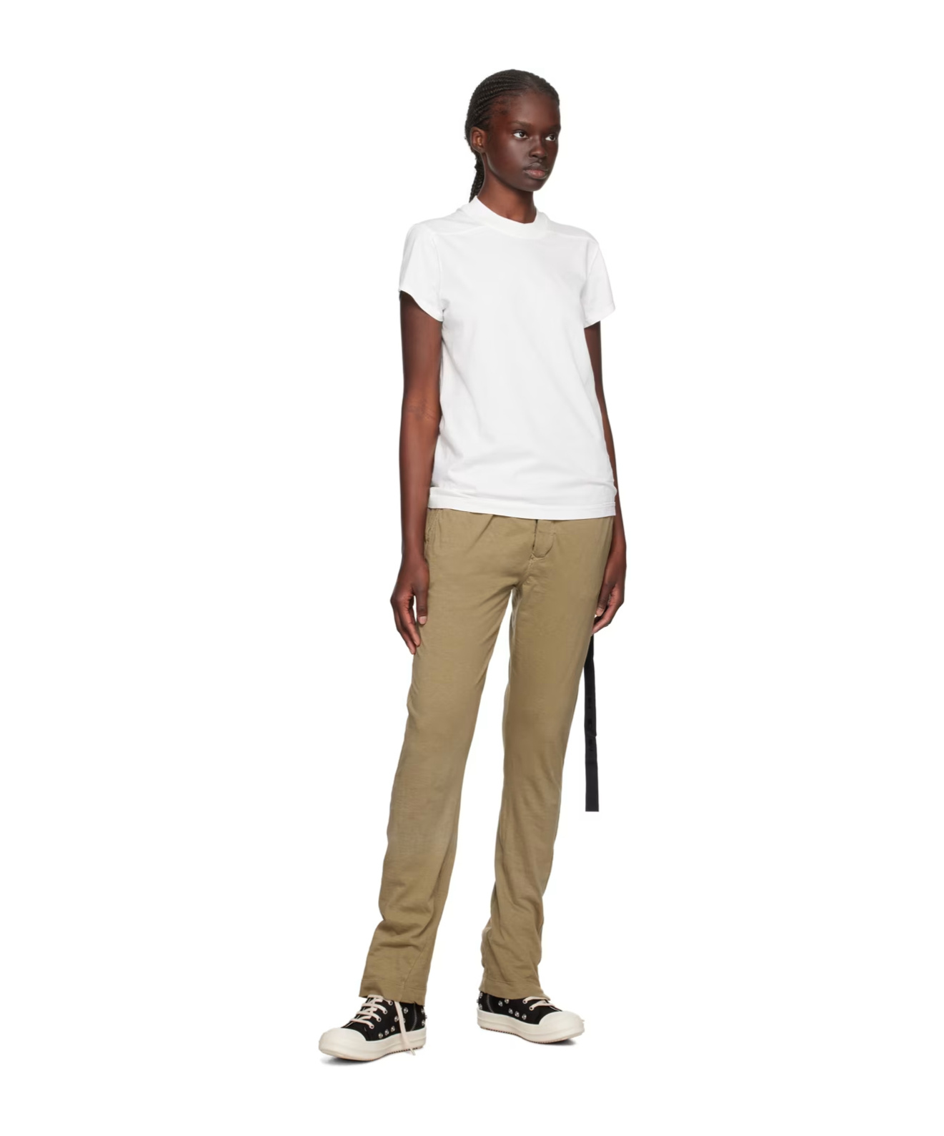 Rick Owens Drkshdw Green Berlin Lounge Pants In Brown