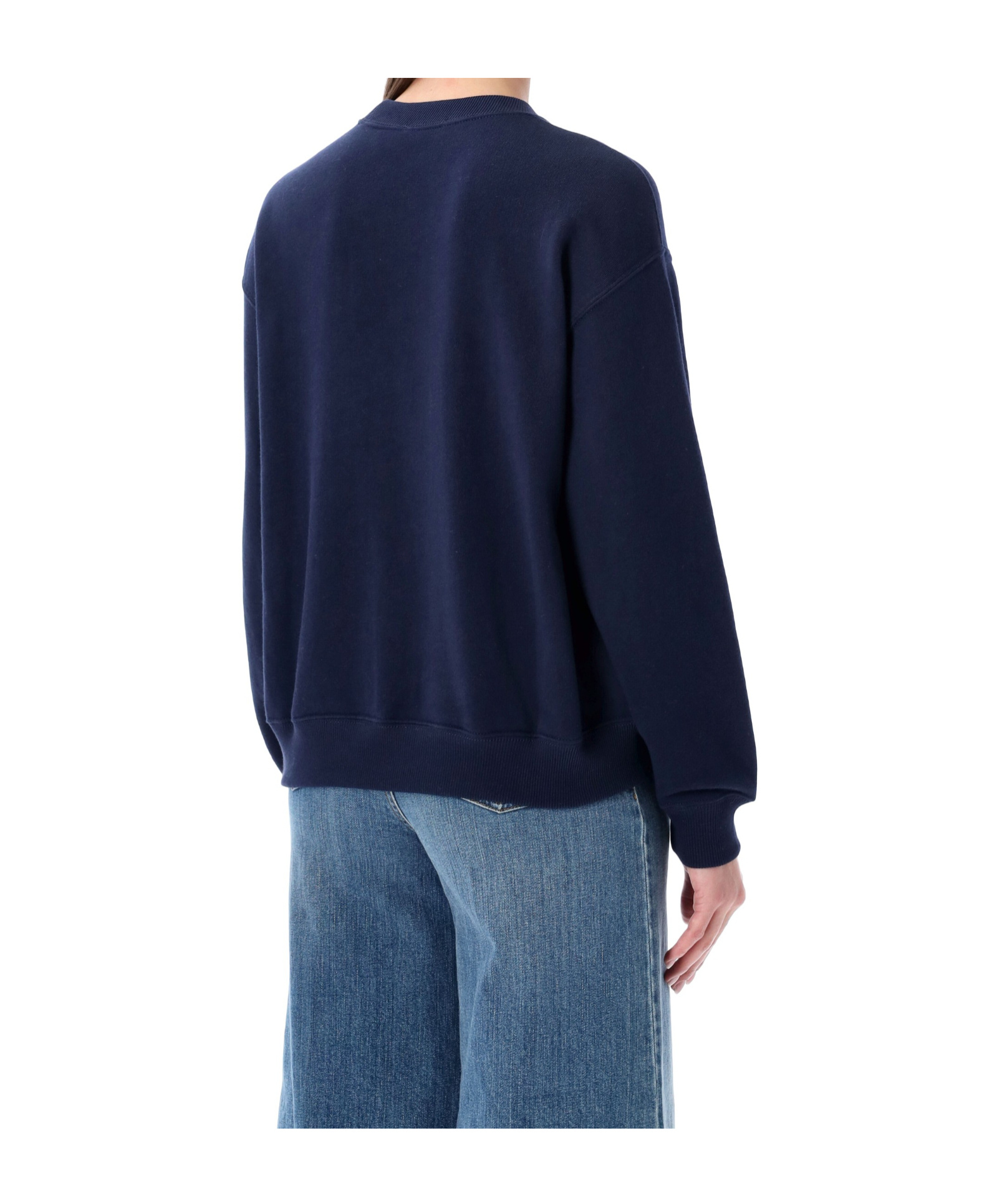 Polo Ralph Lauren Crew Neck Sweatshirt In Blue