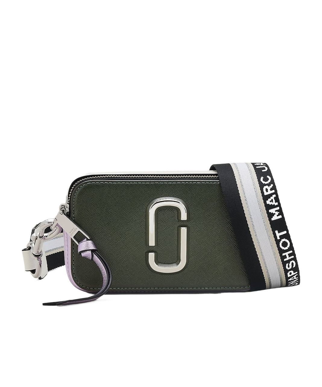 Marc Jacobs Snapshot Saffiano Leather Crossbody Bag In Green