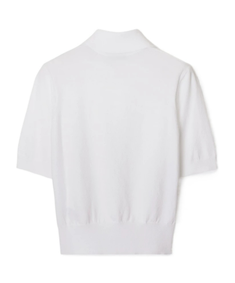 BURBERRY LOGO-APPLIQUÉ POLO SHIRT