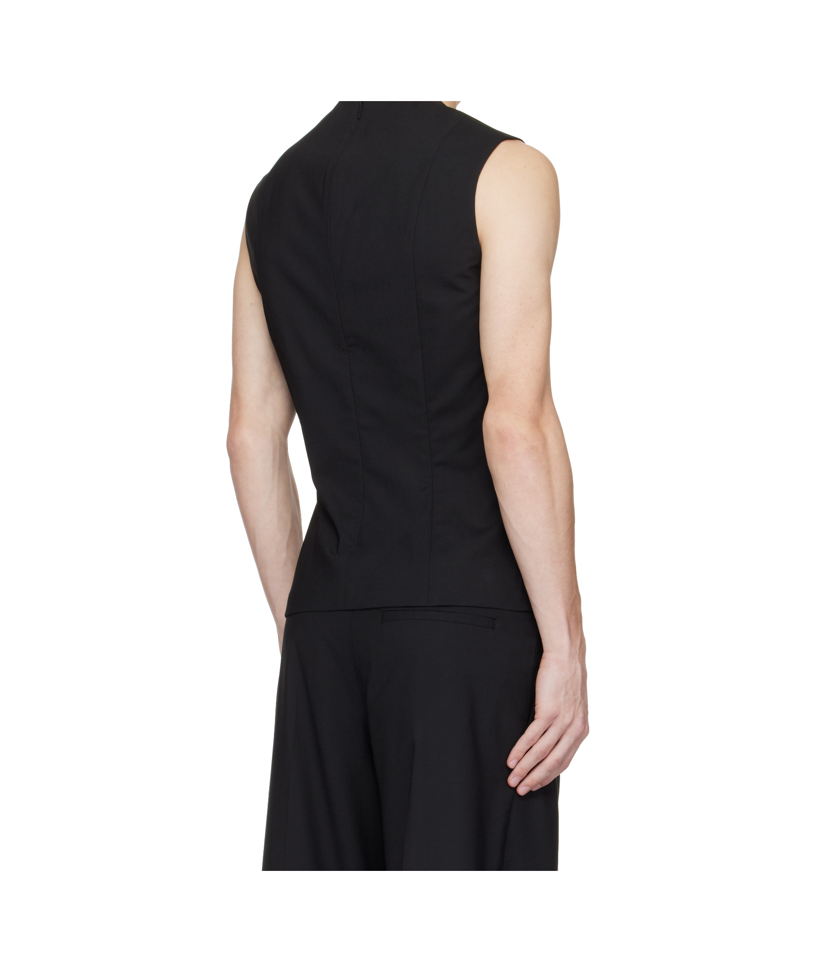 032c Sleeveless Vest In Black